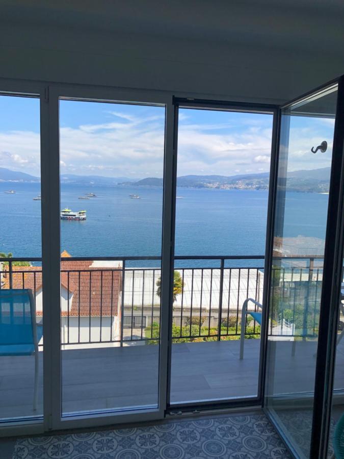 Ferienwohnung Ria Mar De Beluso Bueu Exterior foto